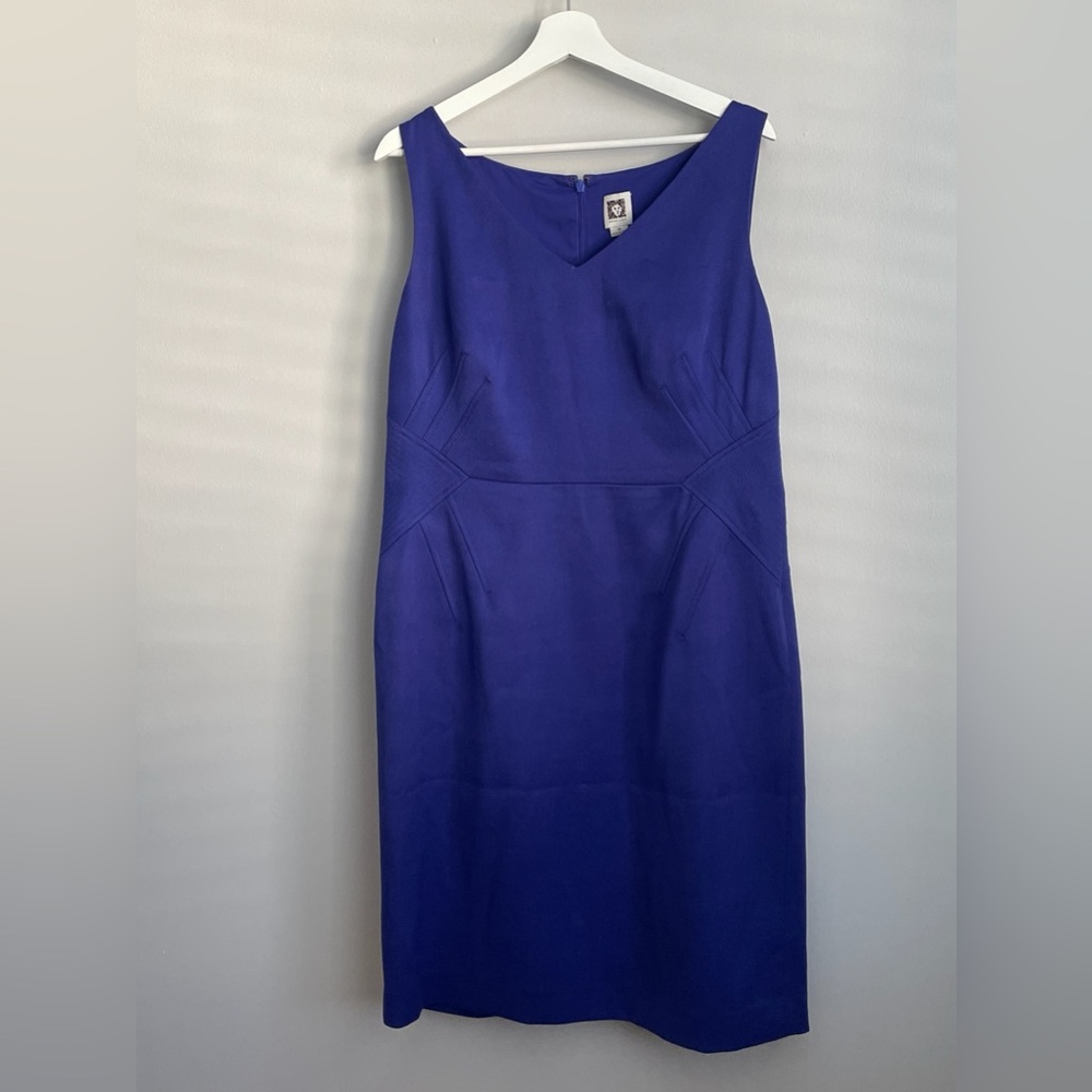 Anne Klein Royal Blue Midi Dress